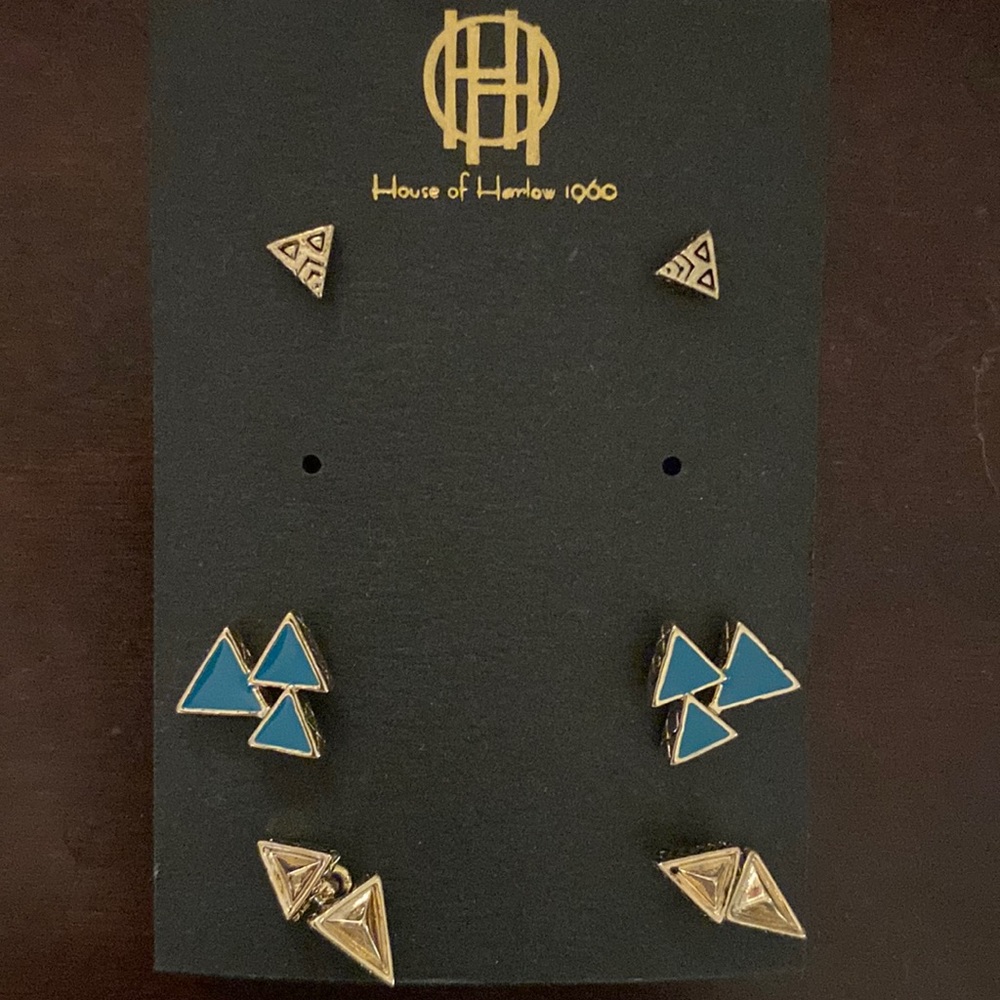 House of Harlow earrings